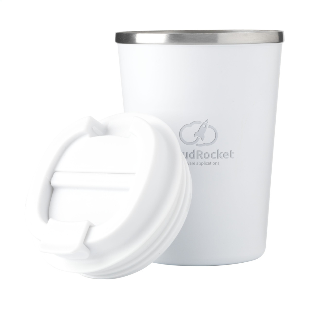 Logotrade advertising product picture of: Kaffi RCS Recycled Coffee Mug 300 ml thermo cup