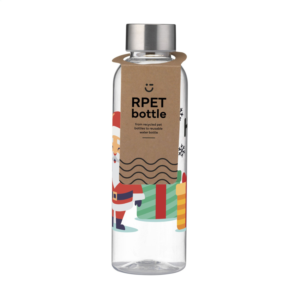 Logo trade promotional products picture of: Senga GRS RPET Bottle 500 ml X-Mas