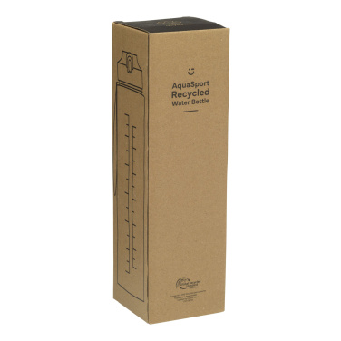 Logo trade promotional products image of: AquaSport GRS Recycled Water Bottle 1,000 ml