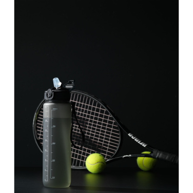 Logo trade promotional merchandise image of: AquaSport GRS Recycled Water Bottle 1,000 ml