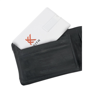 Logo trade corporate gift photo of: CredCard USB from stock 4 GB