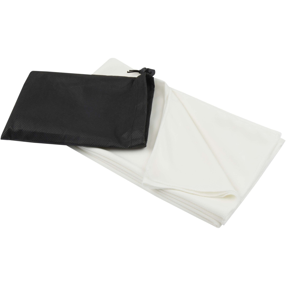 Logo trade promotional gifts picture of: Lucas RPET sport towel 70x140 cm