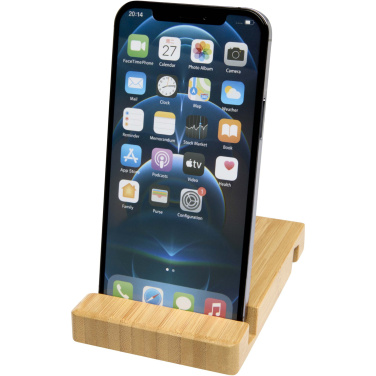 Logotrade corporate gift image of: Bubup bamboo 2-angled tablet and phone stand