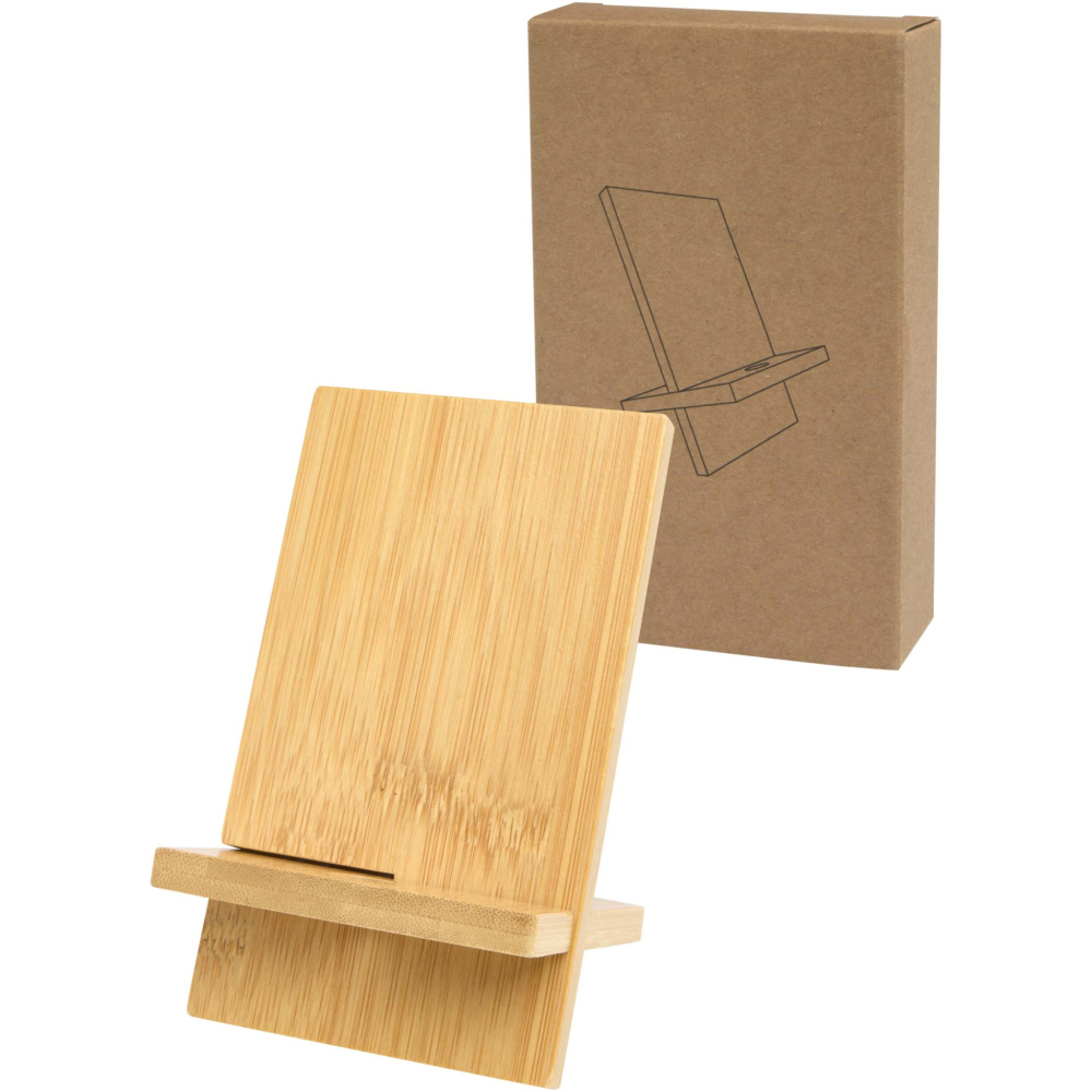 Logo trade advertising product photo of: Ceibo detachable bamboo phone stand