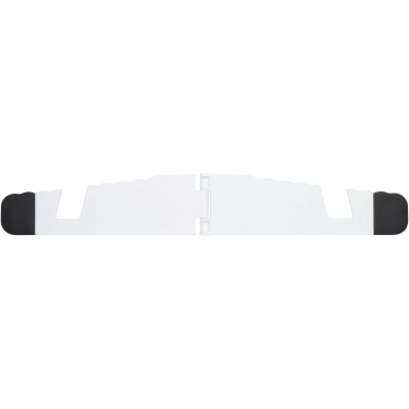 Logotrade promotional gift image of: Buna recycled plastic foldable tablet and phone stand
