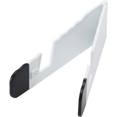 Logo trade corporate gifts picture of: Buna recycled plastic foldable tablet and phone stand