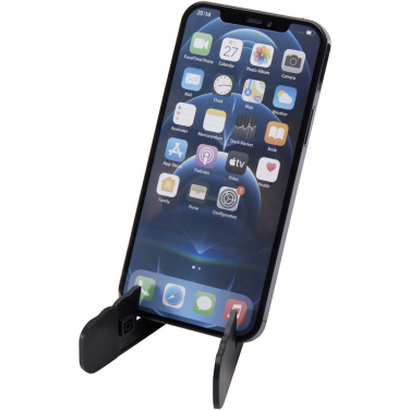 Logo trade promotional item photo of: Buna recycled plastic foldable tablet and phone stand