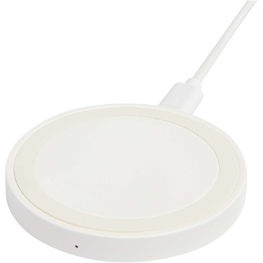 Logo trade promotional gifts picture of: Freal 15W recycled plastic wireless charging pad