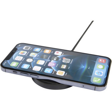 Logo trade corporate gifts picture of: Freal 15W recycled plastic wireless charging pad