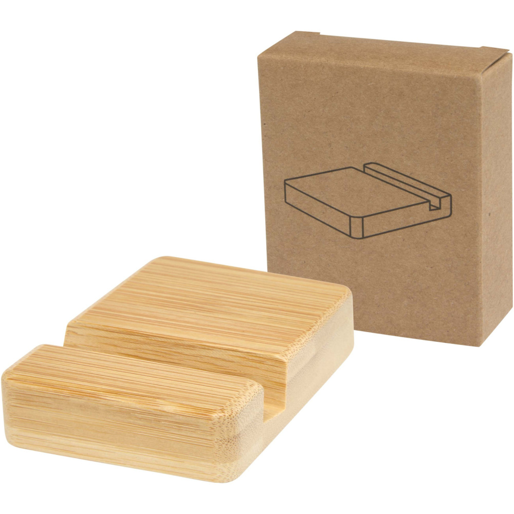 Logotrade promotional merchandise photo of: Ebla bamboo phone stand
