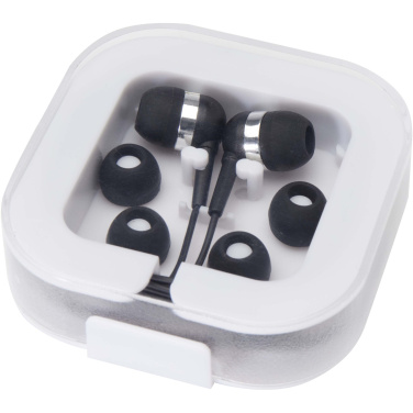 Logotrade corporate gift picture of: Dofida wired Type-C earbuds with recycled plastic storage box