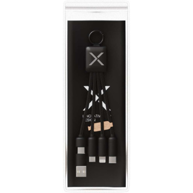 Logo trade advertising product photo of: SCX.design C13 15W 5-in-1 charging cable