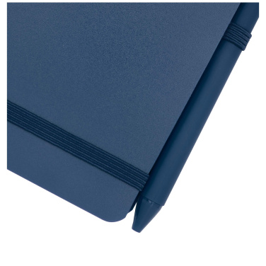 Logotrade business gift image of: Thalaasa A6 hard cover ocean-bound notebook with ballpoint pen (black ink)