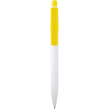 Logo trade corporate gift photo of: Unica recycled plastic ballpoint pen (black ink)