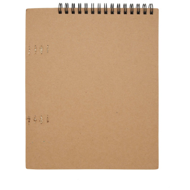 Logo trade promotional item photo of: Doodle A5 spiral soft cover notebook and crayon set