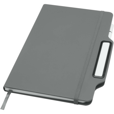 Logotrade advertising product picture of: Nexus A5 hard cover notebook with pen and pencil combo (black ink)