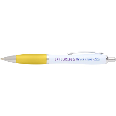 Logo trade corporate gifts picture of: Nash recycled plastic ballpoint pen (black ink)