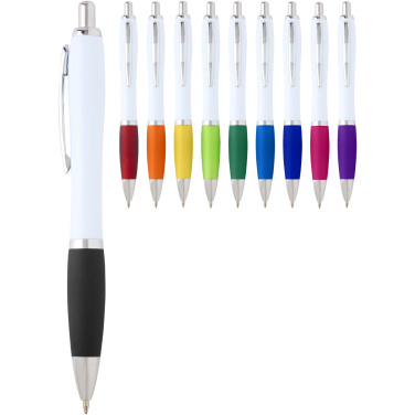 Logo trade corporate gift photo of: Nash recycled plastic ballpoint pen (blue ink)