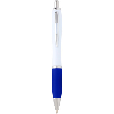 Logo trade promotional giveaways picture of: Nash recycled plastic ballpoint pen (blue ink)