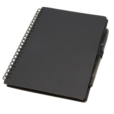 Logotrade promotional giveaway picture of: Slate reusable soft cover notebook and pen set (black ink)