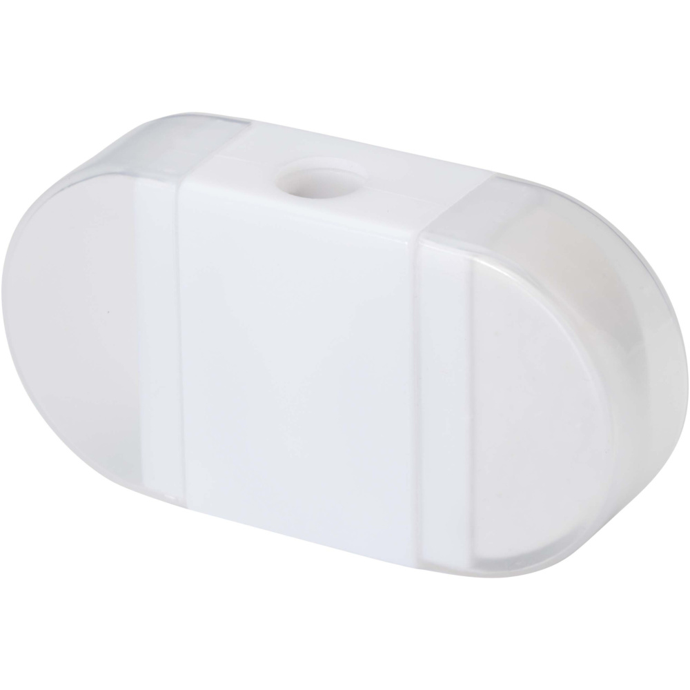 Logo trade promotional giveaways image of: Velvi pencil sharpener with eraser 