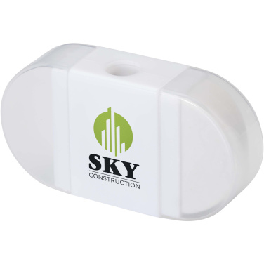 Logo trade advertising products picture of: Velvi pencil sharpener with eraser 