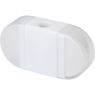 Logo trade promotional merchandise picture of: Velvi pencil sharpener with eraser 