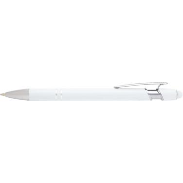 Logo trade corporate gifts picture of: Kish ballpoint pen with silver finish (black ink)
