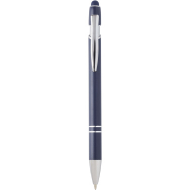 Logo trade promotional merchandise image of: Kish ballpoint pen with silver finish (black ink)