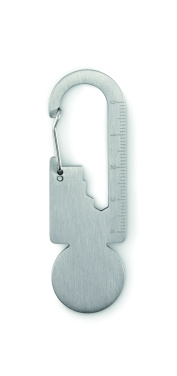 Logo trade promotional item photo of: Multifunctional key ring token