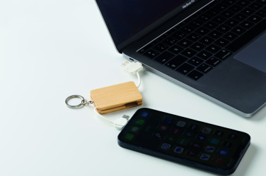 Logo trade promotional items picture of: Key ring charging cable