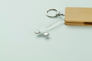 Logotrade promotional product image of: Key ring charging cable