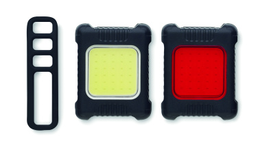 Logotrade promotional product image of: Rechargeable bike light set
