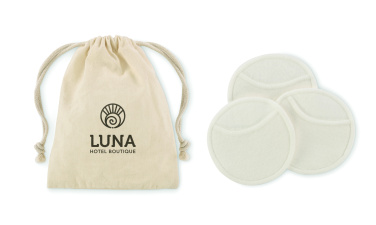 Logo trade promotional items picture of: Reusable face cleaning pad set