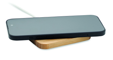 Logotrade promotional items photo of: 15W wireless charger in bamboo