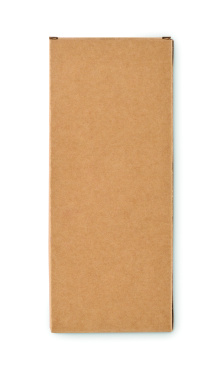 Logo trade promotional gifts image of: 4 reusable glass straws