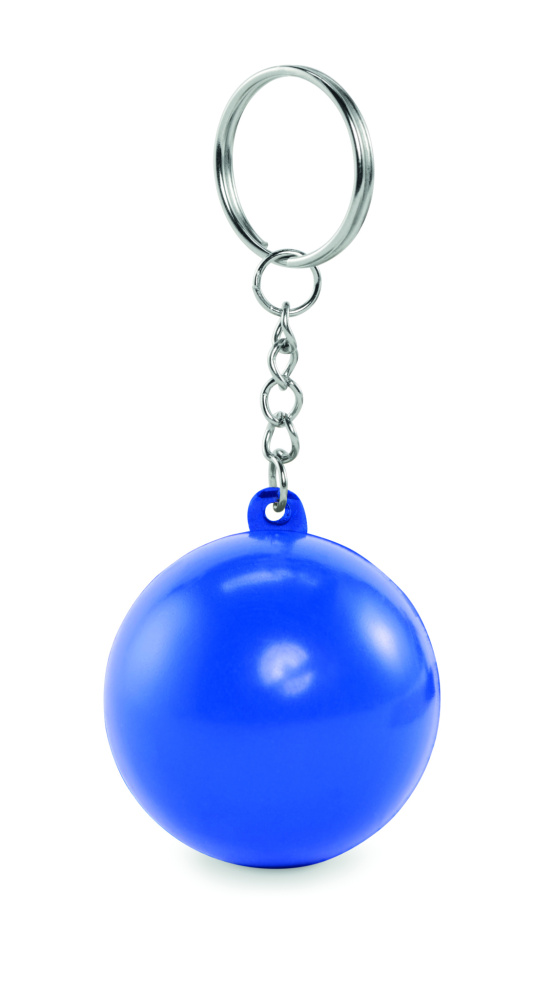 Logo trade promotional giveaway photo of: PU ball shape key ring