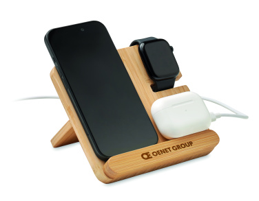 Logotrade corporate gift picture of: 3 in 1 15W wireless charger