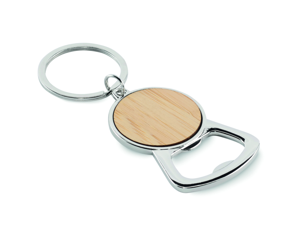 Logo trade promotional giveaway photo of: Recycled aluminium key ring