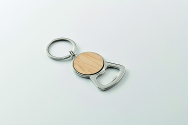 Logo trade business gift photo of: Recycled aluminium key ring