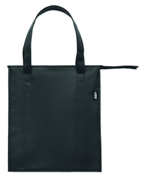 Logo trade promotional gifts image of: Non woven RPET cooler bag