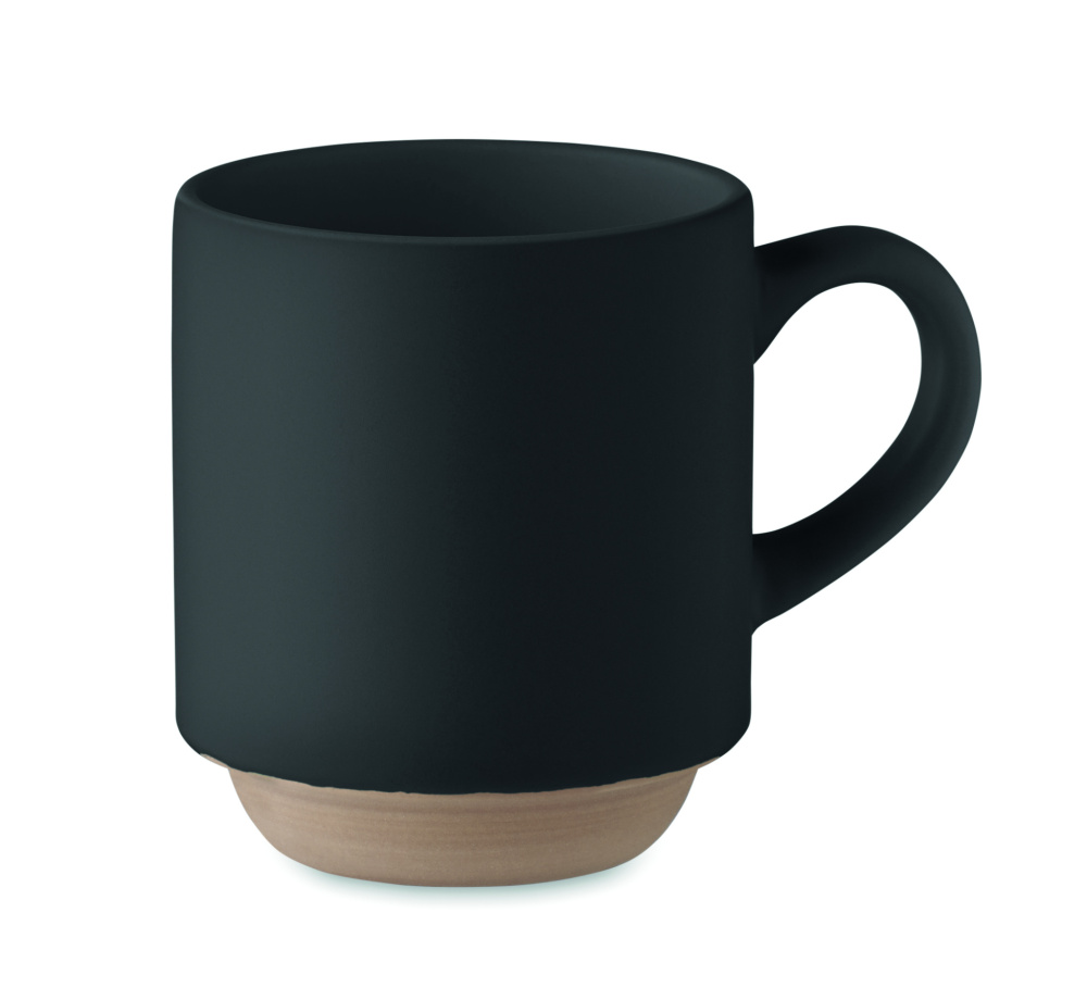 Logo trade promotional giveaways image of: Ceramic stackable mug 170 ml
