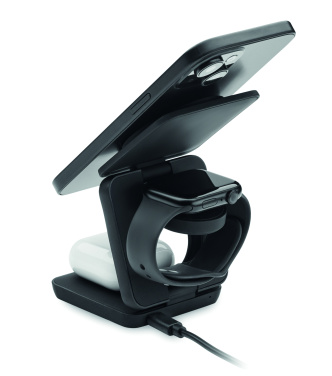 Logo trade advertising products picture of: 3in1 foldable charging station