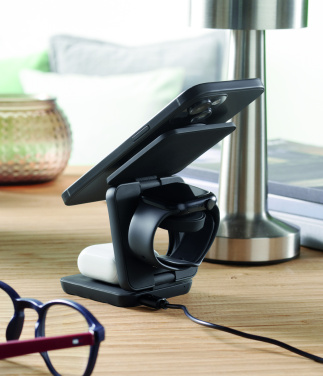 Logotrade promotional item picture of: 3in1 foldable charging station