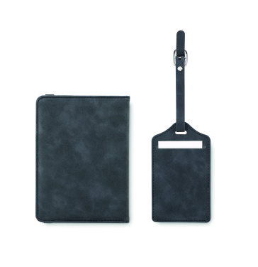 Logotrade promotional giveaway image of: Passport and luggage tag set