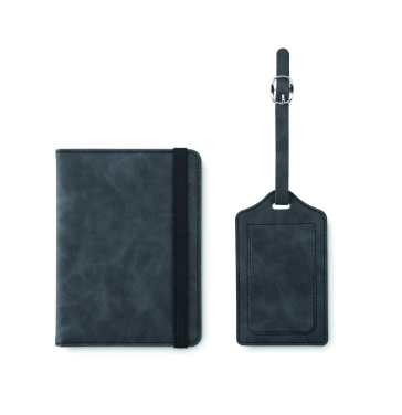 Logo trade promotional products picture of: Passport and luggage tag set