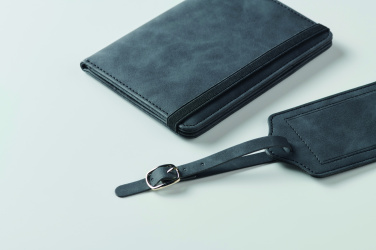 Logo trade business gift photo of: Passport and luggage tag set