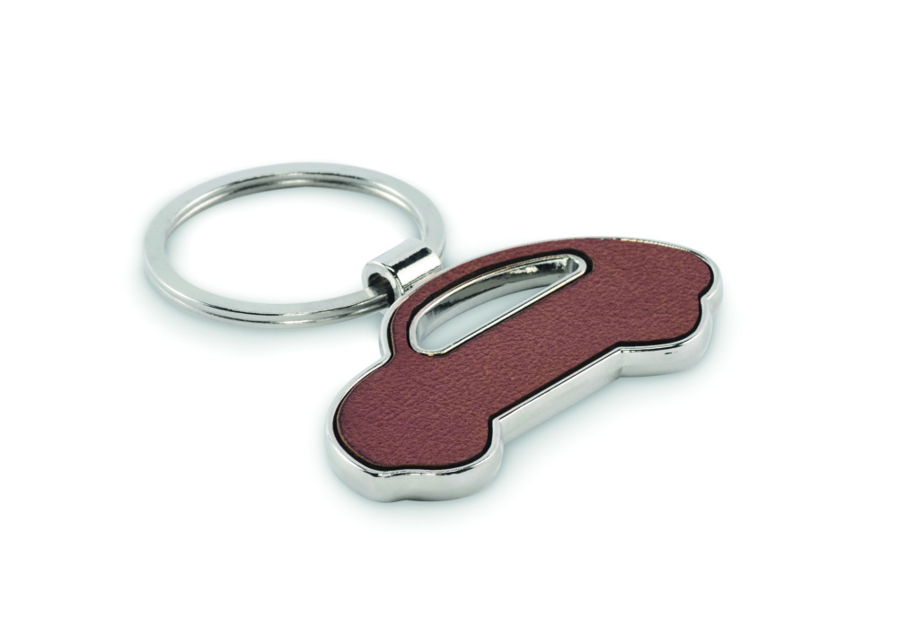 Logotrade promotional product picture of: Car shaped key ring