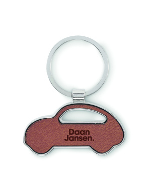 Logo trade promotional merchandise photo of: Car shaped key ring