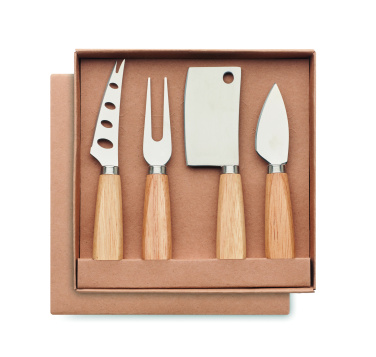 Logotrade business gifts photo of: Set of 4 cheese knives